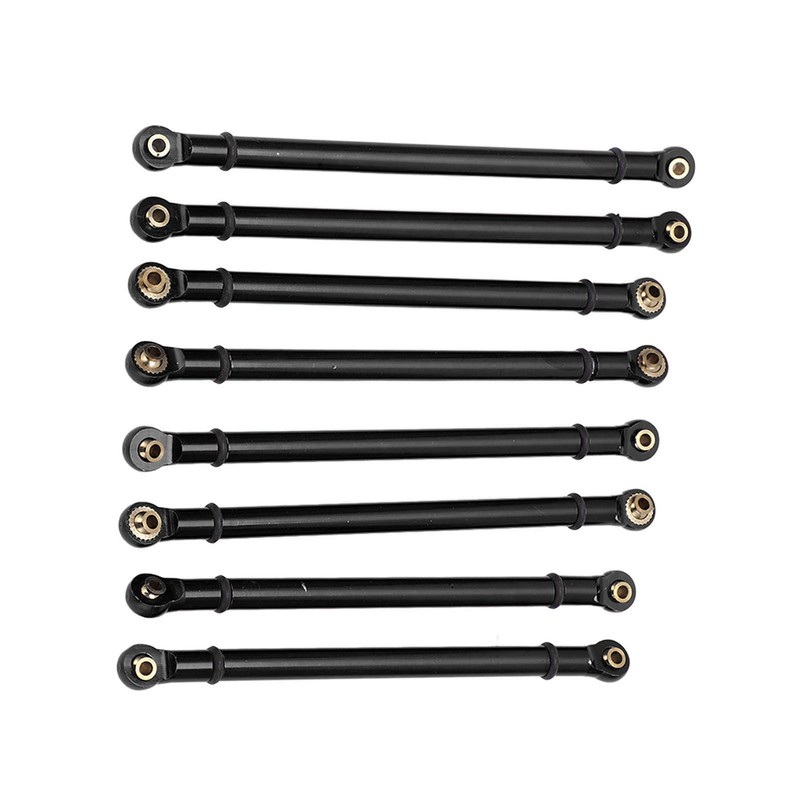 8pcs M3 Aluminum Alloy Link Rod Linkage Set for Axial