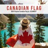 CLEARNEXT 100% Polyester Canadian Flag 3x5 Foot Silk Printed Bright