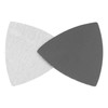 sourcing map Triangular Sandpaper Hook and Loop Triangle Sanding Pad