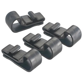 Ohm Denki SL-P007-K2 08-1027 OHM Helmet Mounting Parts for Headlights, 4 Pieces, Black