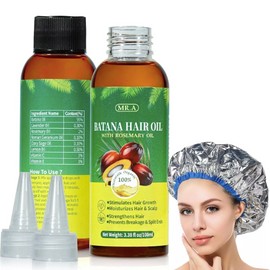2Pack Batana Oil for Hair Growth, Bantana Growth 3.35 Fl Oz (Pack of 2)