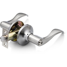 Berlin Modisch Entrance Lever Door Handle [Lock with Two Keys] for Office or Front Door with a Oil Rubbed Bronze Finish, Reversible for Right & Left Side, Entry Lever Classic Series