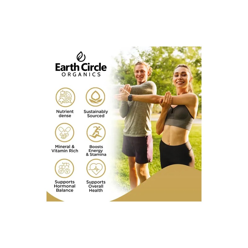 Polvo De Maca Orgánica 1 Lb Vegano - Earth Circle