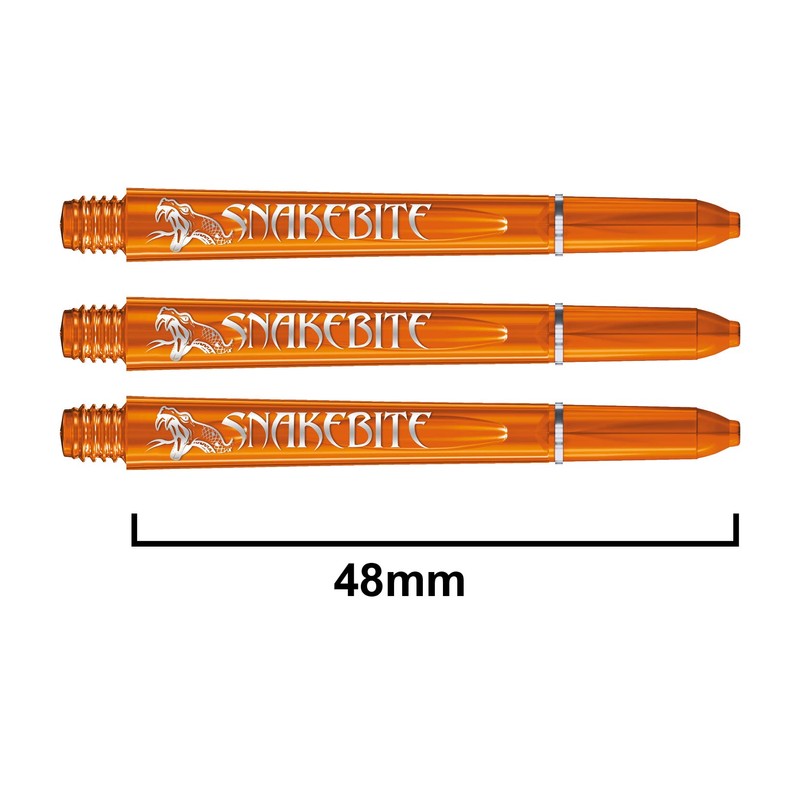 RED DRAGON Peter Wright Snakebite Signature Series Medium Orange Stems