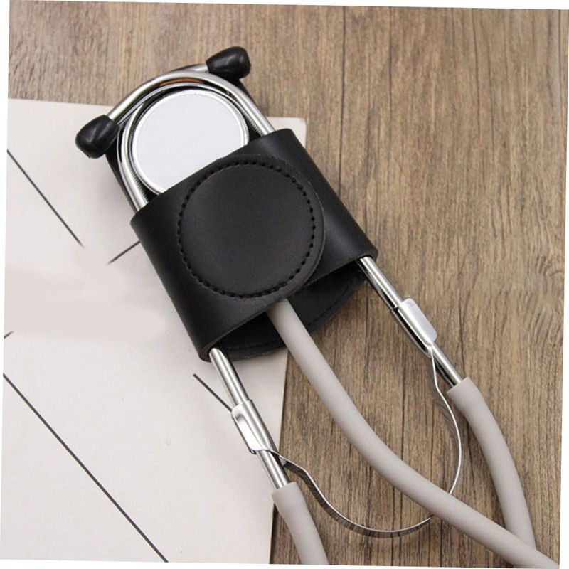 ULTECHNOVO 2pcs Stethoscope Holder for Doctor Nurse PU Tape Holder