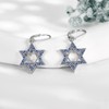 POPLYKE Star of David/Celtic Moonstone/Christmas/Daisy/Mountain Earrings 925 Sterling Silver Dangle