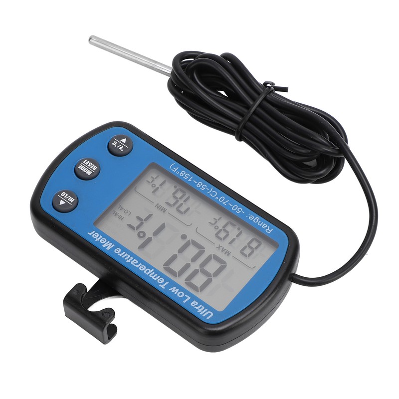 Refrigerator Thermometer ‑50 to 70℃ Digital LCD Display with Alarm