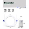 VOLISUN 12 Pack 6 Inch 5CCT Recessed Light with Night