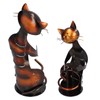 Cat Shaped Wine Rack Metal Sculpture Shelf Practical Sculpture Home