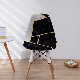 CHNSHOME Chair Covers Dining Room Chairs Scandinavian Chair Covers Stretch Scandinavian Dining Room Chairs Kitchen Chair Slipcovers Set of 6