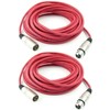 Adam Hall Cables K3MMF1000RED Microphone Cable 10 m Red XLR