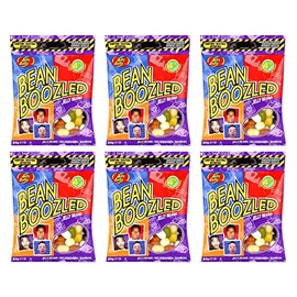 Jelly Belly BEANBOOZLED – 6 Pack of Bagged Jelly Beans (54g per Bag)