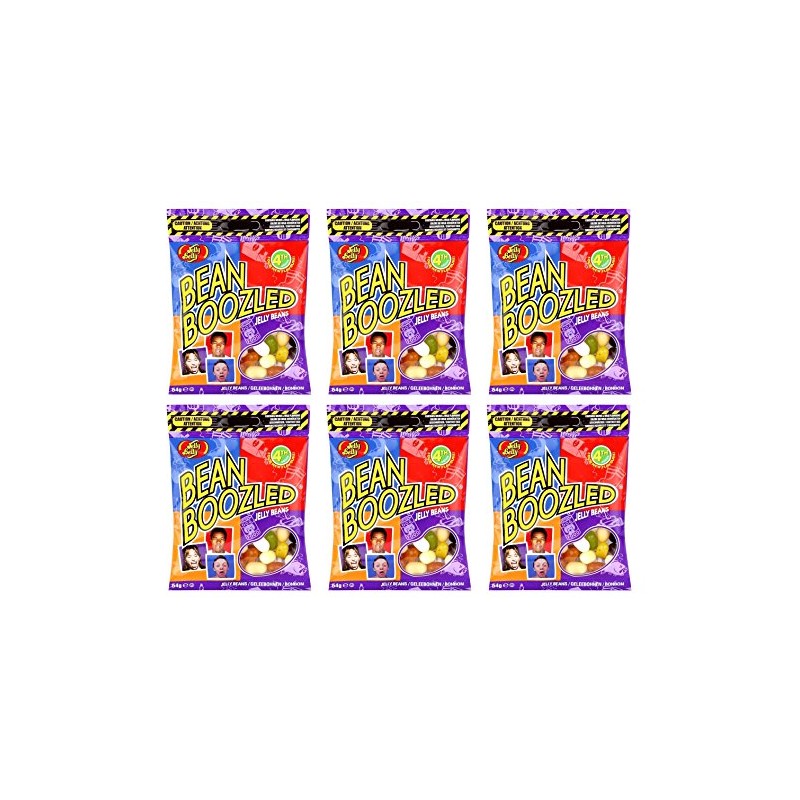 Jelly Belly BEANBOOZLED – 6 Pack of Bagged Jelly Beans