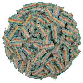 All Color Sour Gummy Belts (Mini Rainbow Bites, 6.6 LB)