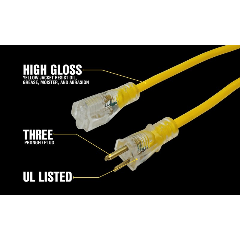 Southwire Yellow Jacket Heavy Duty Extension Cord - Reliable Outdoor