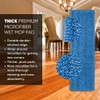 Microfiber Wholesale 18" Absorbent Microfiber Wet Mop Pad - Reusable,
