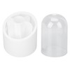 Makeup Brush Holder 360 Degree Rotatable Large Capacity Dustproof Cosmetics