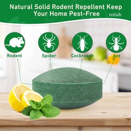 Peppermint Oil Rodent Repellent Ball for Home Use (12pc)– Natural Scent Deterrent for Rats and Squirrels in Household Areas