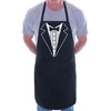Print4U Tuxedo BBQ Cooking Funny Novelty Apron Black