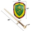 Adventure Awaits! Wooden Toy Sword and Shield Set for Kids