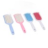 4pcs Hair Detangling Brush Hollow Out Curved Vented Hair Styling