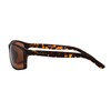 Panama Jack Men's Rubber Tort Wrap Sunglasses, Tortoise, 54