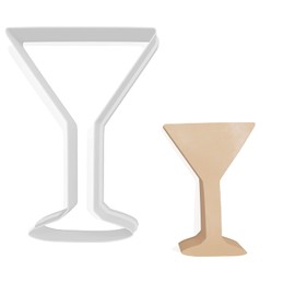 Martini Glass Cookie Cutter - 3 Sizes