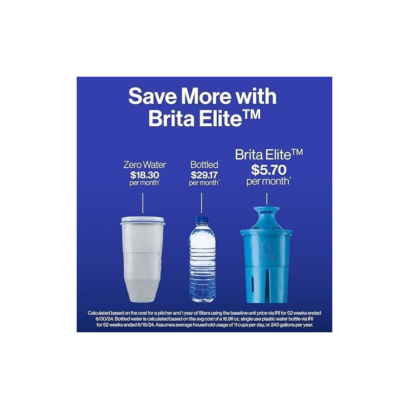Brita 27 Cup Brita UltraMax Elite Water Dispenser with Filter