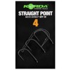 Korda Straight Point Micro Barbed Qty 10 (Size 4)