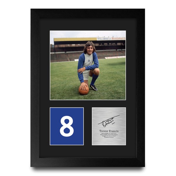 HWC Trading Trevor Francis Birmingham City Gifts Printed Signed Autograph