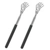 zoerbufan 2 PCS Back Scratcher Extendable, Stainless Steel Back Scratcher