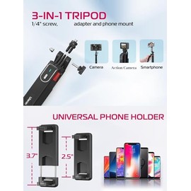 ULANZI MA09 Trípode Extensible para teléfono de 1.8M