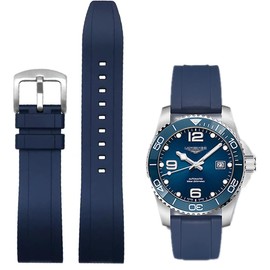 Niziruoup Watch Band Quick Release Fluororubber 19mm 20mm 21mm 22mm Soft Durable Universal FKM Rubber Replacement Band Strap for Men Women