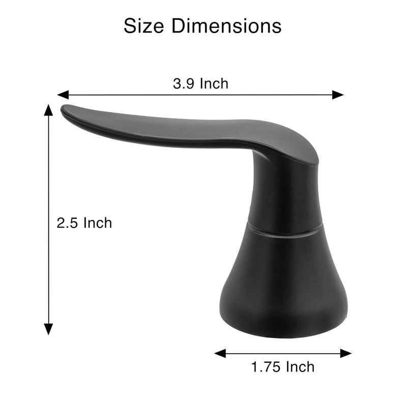 Dura Faucet Elegant Style Lever Handles (Brushed Satin Nickel)