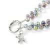 richginker Crystal Phone Wrist Strap Phone Charm Chain Keychain Beaded