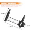 KITUREK PCD Gauge Ruler, Wheel/Rim Bolt Pattern Sliding Measuring Tool,