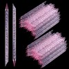 Fspronail 200pcs Disposable Nail Stick Cuticle Pusher Bulk, Double Head