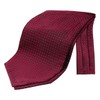 HISDERN Men's Burgundy Cravat Wedding Polka Dot Ascot Tie Classic