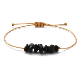 LUCKY BUDDHIST Gemstone Bracelets Protection Chakra Jewelry for Women Adjustable Charm Bracelet