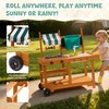 ROBUD Outdoor Mud Kitchen Set for Kids, Wooden Pretend Play