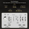 Hifi Kingdom ND-001 Hybrid (1DD+4BA) Wired In-Ear Monitor Black No