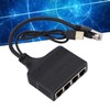Gigabit Ethernet Splitter 1 in 4 Out 1000Mbps RJ45 Cable