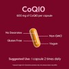 Coenzyme CoQ10 600mg with Bioperine (60 Vegetarian Capsules) Naturally Fermented