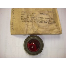 U S Army tank NOS! MILITARY DASH LIGHT INDICATOR LENS ONLY  RED !!!