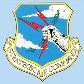 Strategic Air Command 3.5" x 3.5" Decal