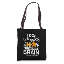 Funny Jigsaw Puzzle Lover Costume For Puzzler Tote Bag