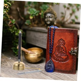 Totority 1pc Temple Dharma Ritual Utensil Lead Buddha Tool Wooden Fish Meditation Aid