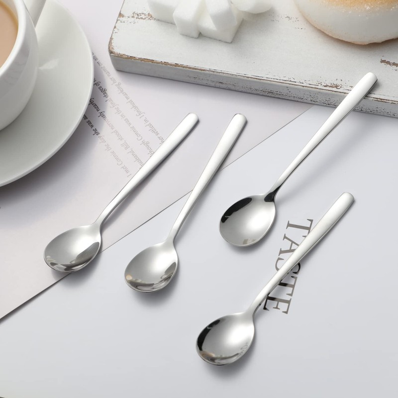 Dessert Spoons Set of 6 Small Spoons Espresso Spoon Ice