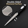 Double-Sided Diamond Sharpening File for Scissors, Knives and Garden Tools