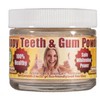 Renew - Revive Happy Teeth & Gum Powder - Gum Recession Help, Plaque, Bleeding, Sensitivity, Bad Breath, Peppermint, Anti-Cavity, Re-mineralize - NO Glycerin - Made w/Certified Organic Ingredients